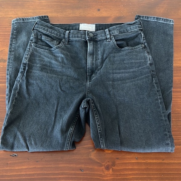 Everlane - high rise, 31, black denim jeans - Picture 5 of 7